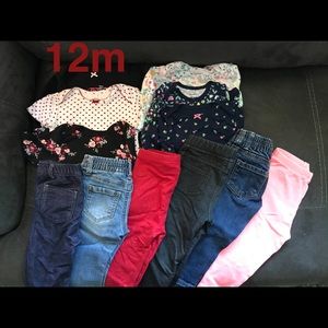 Baby Girl Clothes 12m Bundle